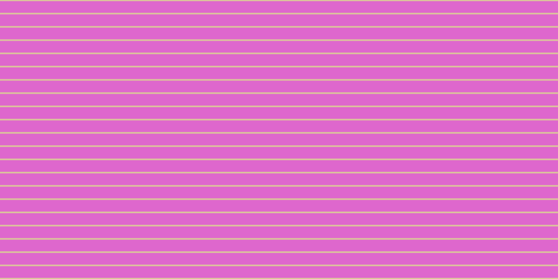 #de67cd, #dbd393 horizontal lines, two pixels wide, seventeen pixels apart