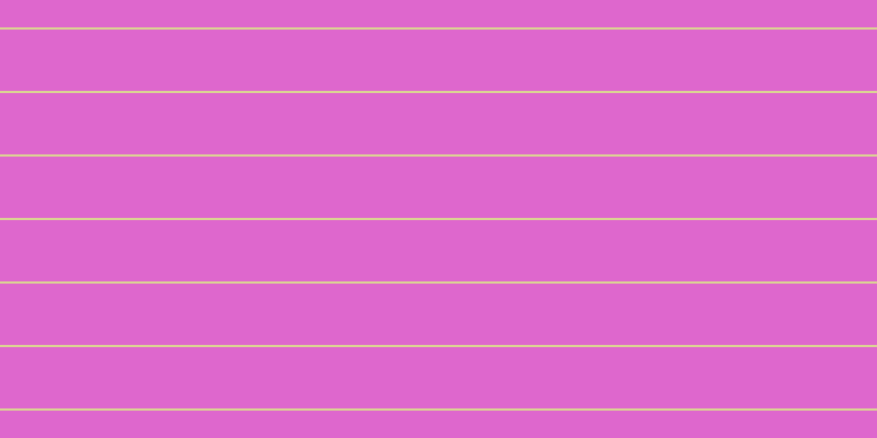 #de67cd, #dbd393 horizontal lines, two pixels wide, fifty-six pixels apart