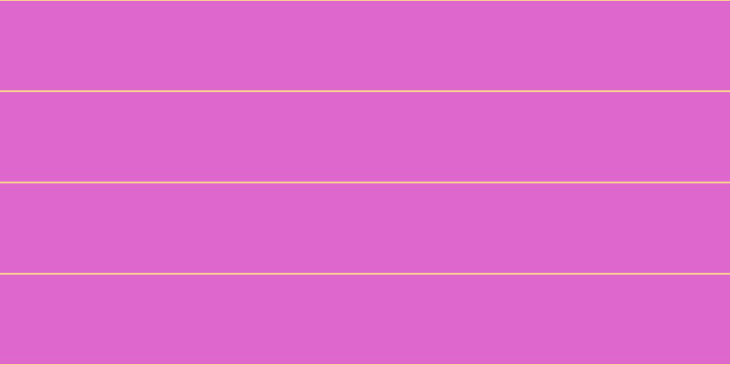 #de67cd, #fcd393 horizontal lines, two pixels wide, ninety-eight pixels apart