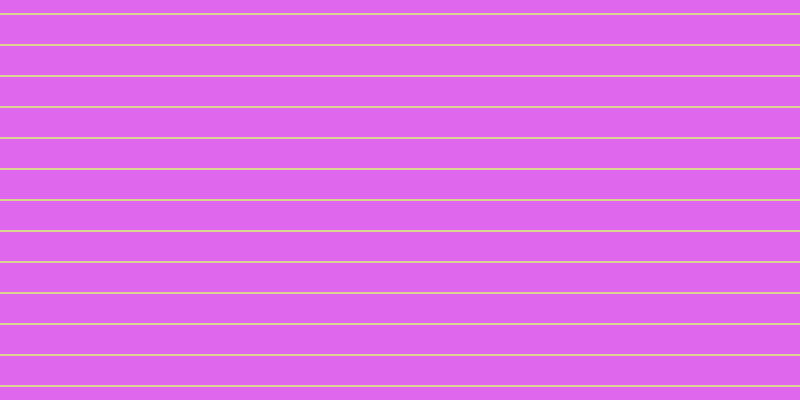 #de67ee, #dbd393 horizontal lines, two pixels wide, twenty-nine pixels apart