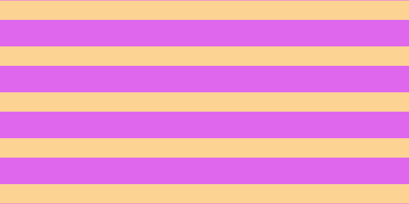 #de67ee, #fcd393 horizontal lines, thirty-eight pixels wide, fifty-two pixels apart
