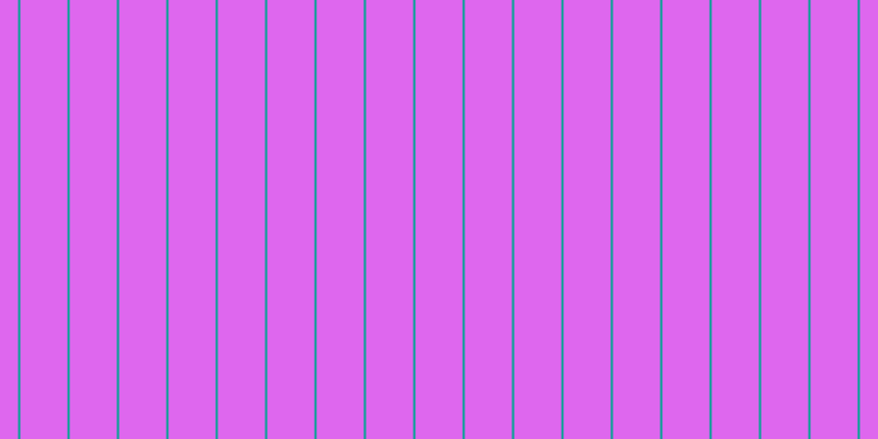 #de67ee, #04a393 vertical lines, two pixels wide, forty-three pixels apart