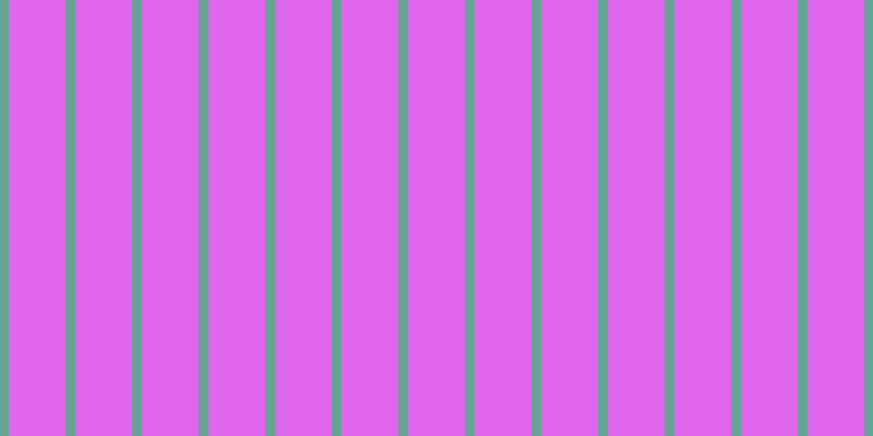 #de67ee, #67a393 vertical lines, nine pixels wide, fifty-two pixels apart