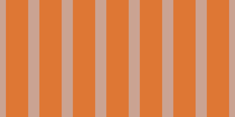 #de7634, #caa393 vertical lines, thirty-eight pixels wide, seventy-six pixels apart