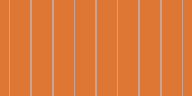 #de7634, #caa393 vertical lines, six pixels wide, eighty-four pixels apart