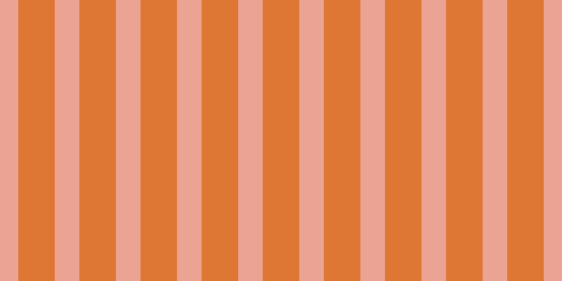 #de7634, #eba393 vertical lines, thirty-five pixels wide, fifty-two pixels apart