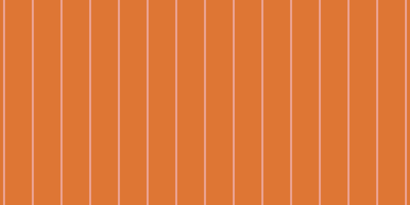 #de7634, #eba393 vertical lines, four pixels wide, fifty-two pixels apart