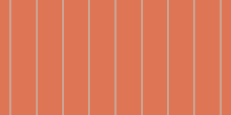 #de7655, #caa393 vertical lines, seven pixels wide, eighty-four pixels apart