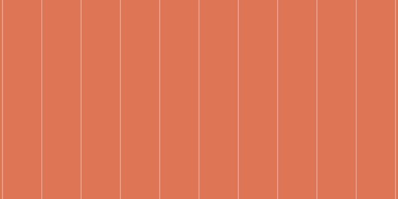 #de7655, #eba393 vertical lines, two pixels wide, seventy-seven pixels apart