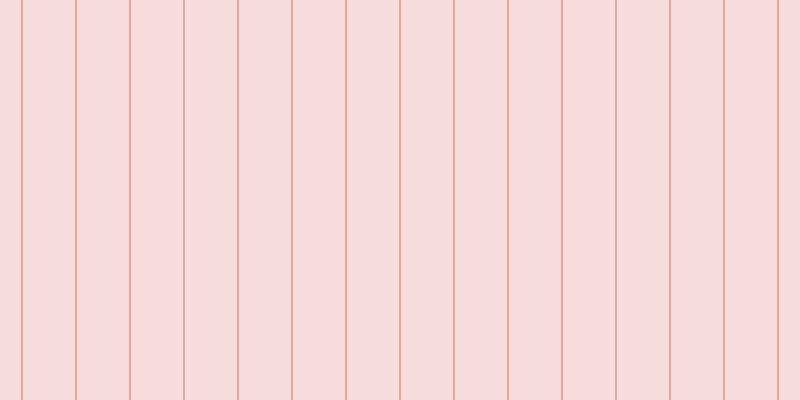 #de7676 (25%), #eba393 vertical lines, two pixels wide, fifty-two pixels apart