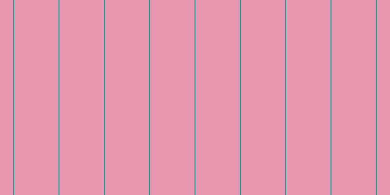 #de7697 (75%), #04a393 vertical lines, two pixels wide, ninety-one pixels apart