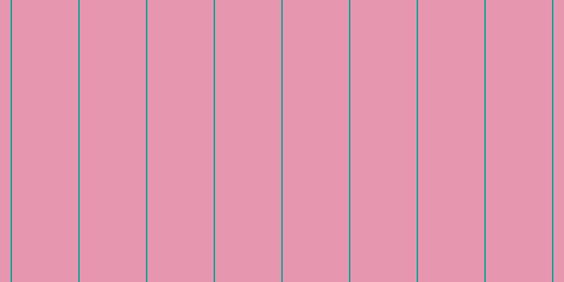 #de7697 (75%), #04a393 vertical lines, two pixels wide, ninety-four pixels apart