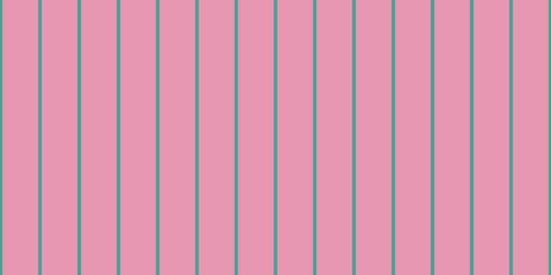 #de7697 (75%), #46a393 vertical lines, five pixels wide, fifty-two pixels apart