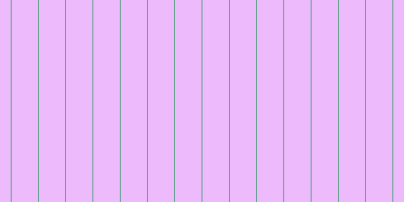#de76fa (50%), #67a393 vertical lines, two pixels wide, fifty-two pixels apart