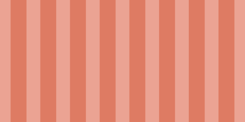 #de7b63, #eba393 vertical lines, forty-five pixels wide, fifty-two pixels apart
