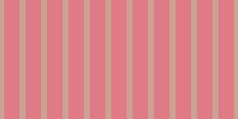 #de7b84, #caa393 vertical lines, twenty pixels wide, fifty-two pixels apart