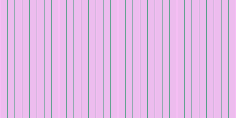 #de7be0 (50%), #67a393 vertical lines, two pixels wide, twenty-three pixels apart