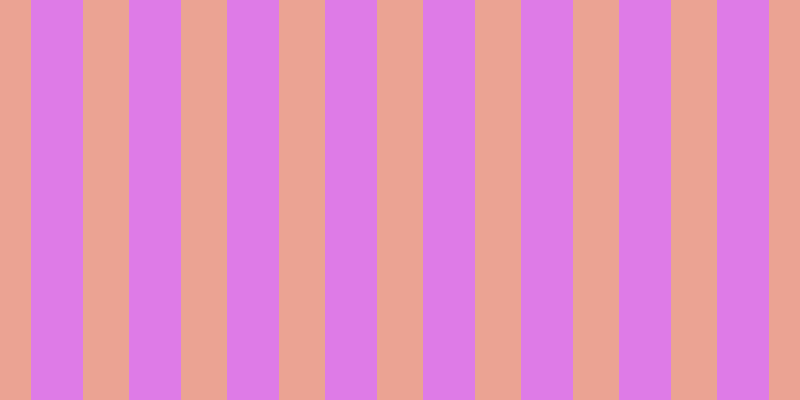 #de7be7, #eba393 vertical lines, forty-six pixels wide, fifty-two pixels apart