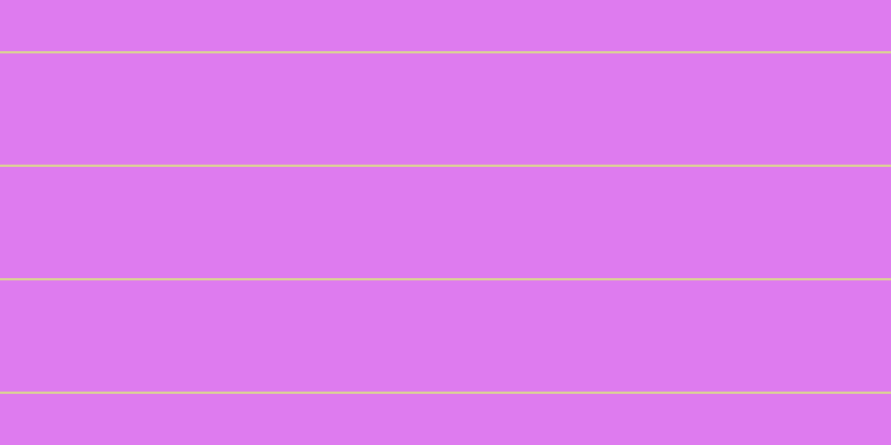 #de7bef, #dbd393 horizontal lines, two pixels wide, one hundred pixels apart