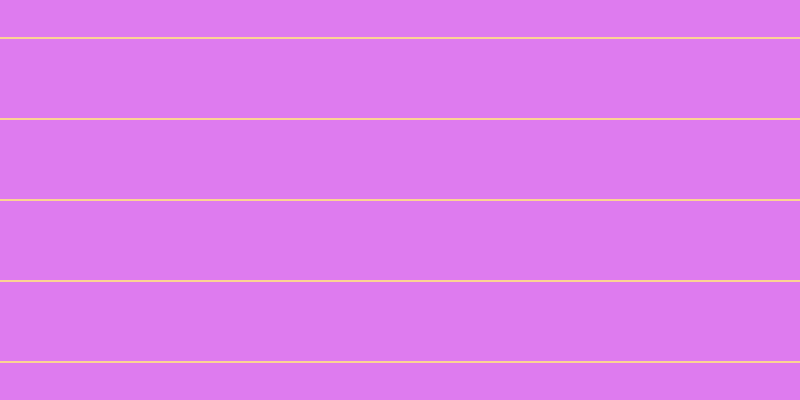 #de7bef, #fcd393 horizontal lines, two pixels wide, seventy-nine pixels apart