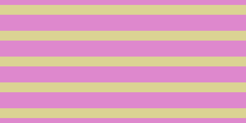 #de88cd, #dbd393 horizontal lines, thirty-two pixels wide, fifty-two pixels apart