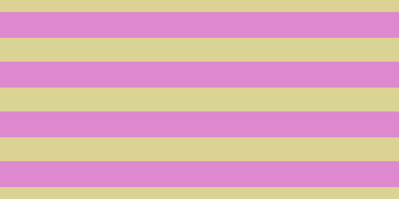 #de88cd, #dbd393 horizontal lines, forty-eight pixels wide, fifty-two pixels apart