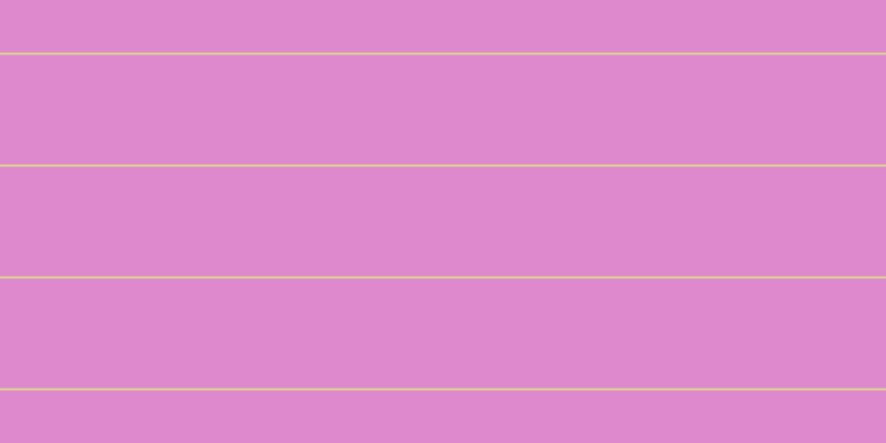 #de88cd, #dbd393 horizontal lines, two pixels wide, ninety-nine pixels apart