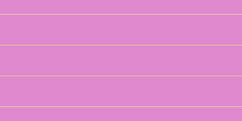 #de88cd, #fcd393 horizontal lines, two pixels wide, one hundred pixels apart