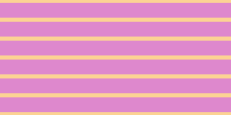 #de88cd, #fcd393 horizontal lines, fourteen pixels wide, fifty-two pixels apart