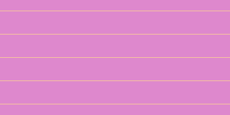 #de88cd, #fcd393 horizontal lines, two pixels wide, seventy-nine pixels apart