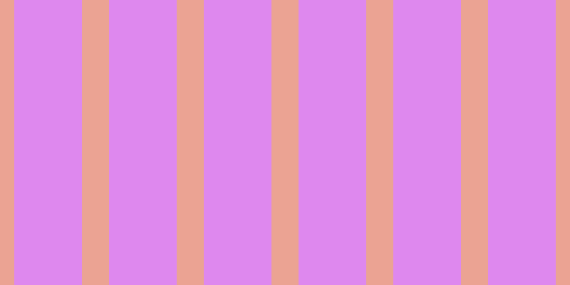 #de88ee, #eba393 vertical lines, thirty-eight pixels wide, ninety-five pixels apart
