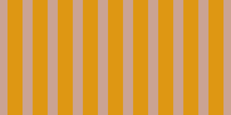 #de9713, #caa393 vertical lines, thirty-five pixels wide, fifty-two pixels apart