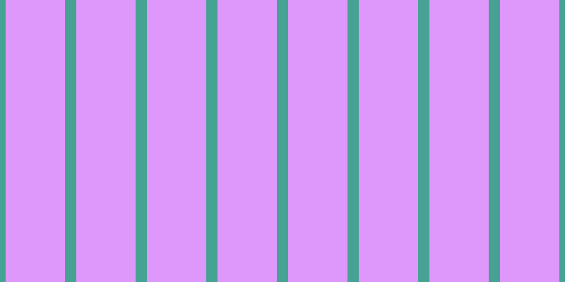 #de97fa, #46a393 vertical lines, sixteen pixels wide, eighty-four pixels apart