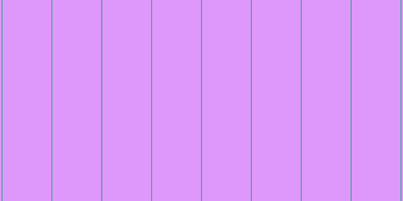#de97fa, #46a393 vertical lines, two pixels wide, ninety-seven pixels apart