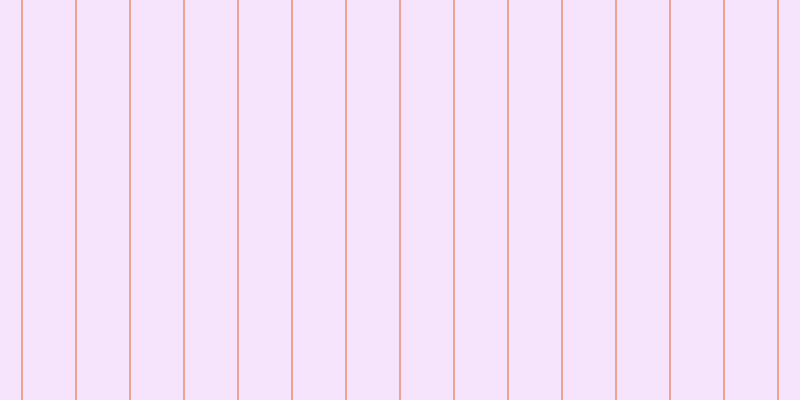 #de97fa (25%), #eba393 vertical lines, two pixels wide, fifty-two pixels apart
