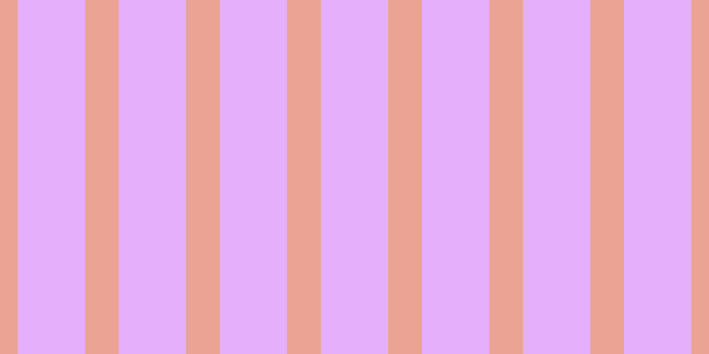 #de97fa (75%), #eba393 vertical lines, thirty-eight pixels wide, seventy-six pixels apart