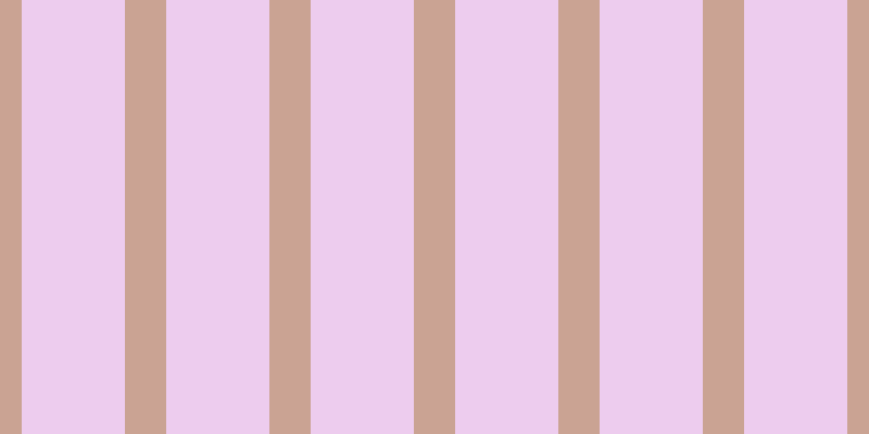 #de9ce0 (50%), #caa393 vertical lines, thirty-eight pixels wide, ninety-five pixels apart