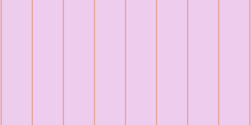#de9ce0 (50%), #eba393 vertical lines, four pixels wide, ninety-five pixels apart