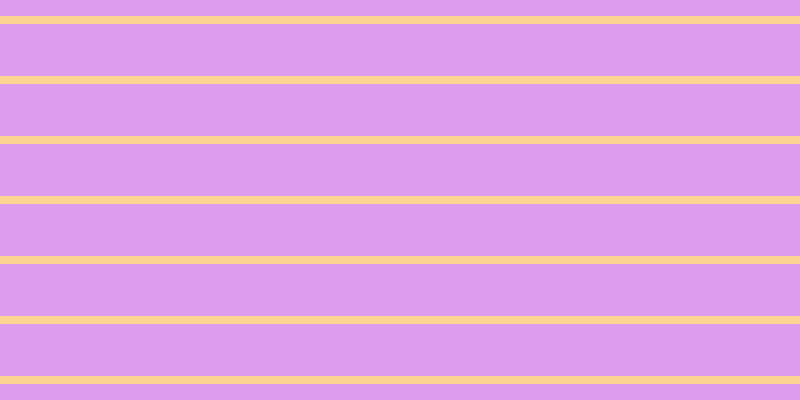 #de9cef, #fcd393 horizontal lines, eight pixels wide, fifty-two pixels apart