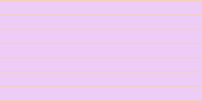 #de9cf0 (50%), #fcd393 horizontal lines, four pixels wide, fifty-two pixels apart