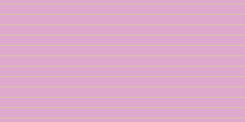 #dea9cd, #dbd393 horizontal lines, two pixels wide, thirty-two pixels apart