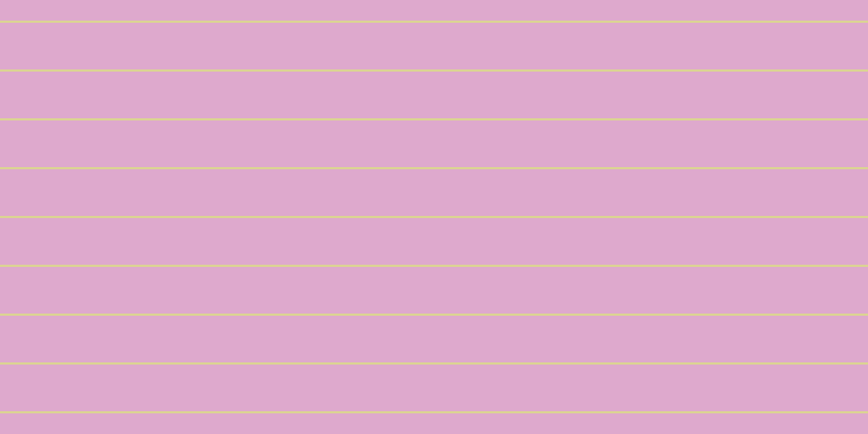 #dea9cd, #dbd393 horizontal lines, two pixels wide, forty-three pixels apart