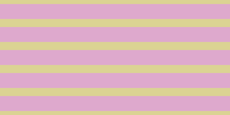 #dea9cd, #dbd393 horizontal lines, twenty-eight pixels wide, fifty-two pixels apart