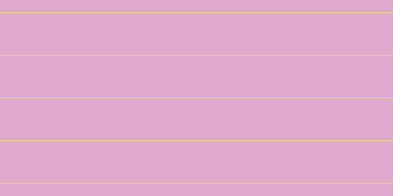 #dea9cd, #dbd393 horizontal lines, two pixels wide, eighty-five pixels apart