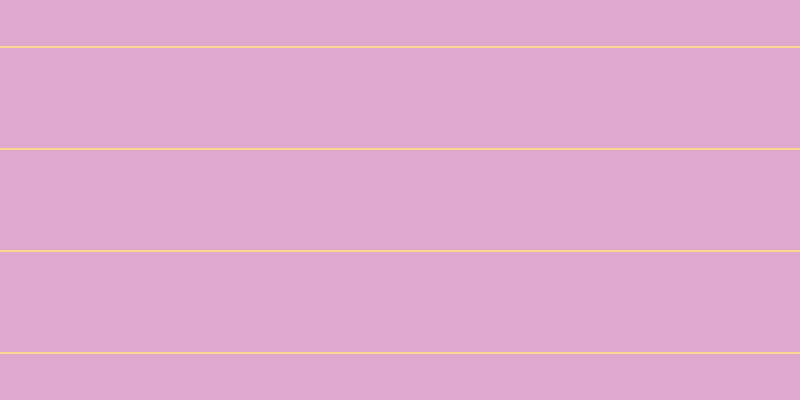 #dea9cd, #fcd393 horizontal lines, two pixels wide, one hundred pixels apart