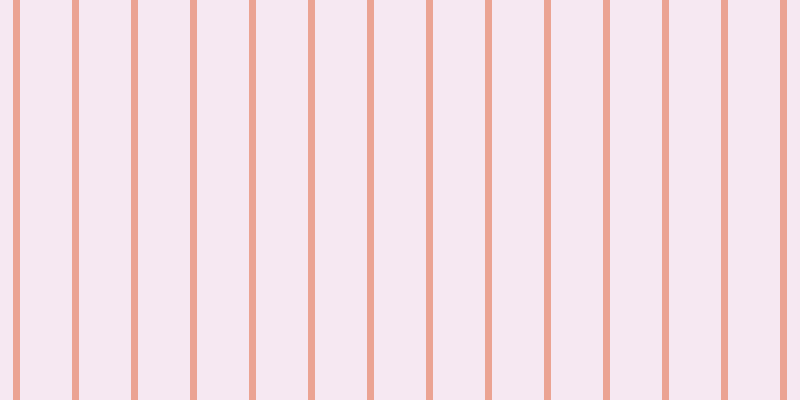 #dea9cd (25%), #eba393 vertical lines, seven pixels wide, fifty-two pixels apart
