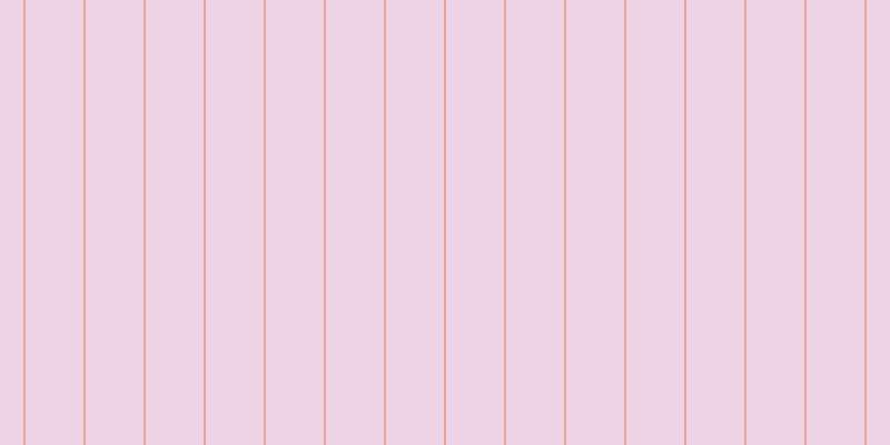 #dea9cd (50%), #eba393 vertical lines, two pixels wide, fifty-two pixels apart