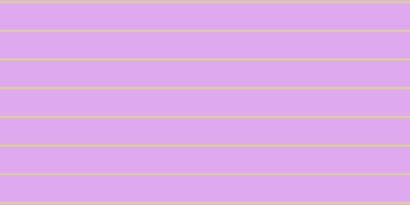 #dea9ee, #dbd393 horizontal lines, four pixels wide, fifty-two pixels apart