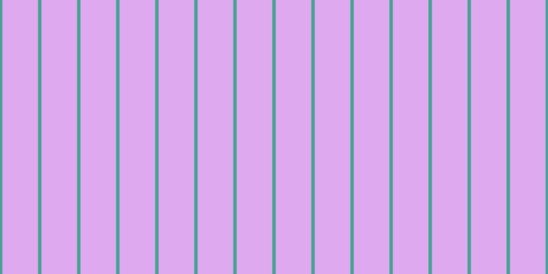 #dea9ee, #46a393 vertical lines, five pixels wide, fifty-two pixels apart