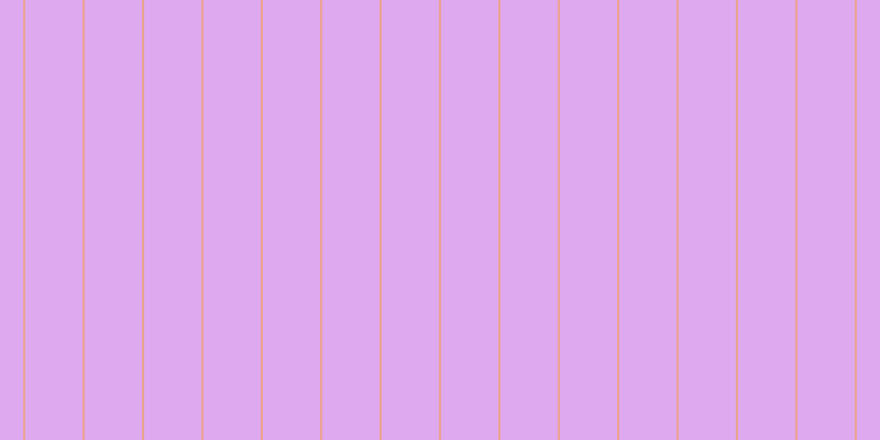 #dea9ee, #eba393 vertical lines, two pixels wide, fifty-two pixels apart
